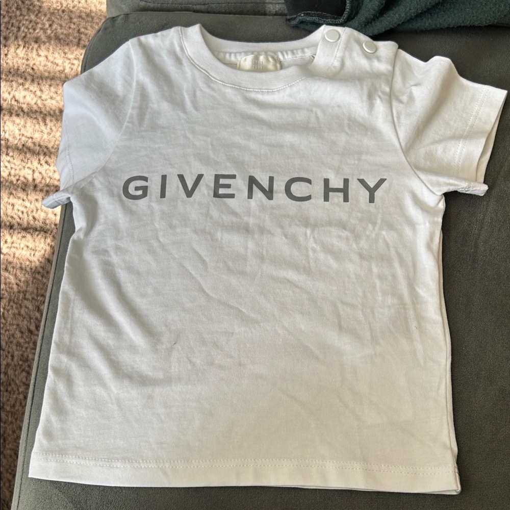 Givenchy Kids White Tee with Logo